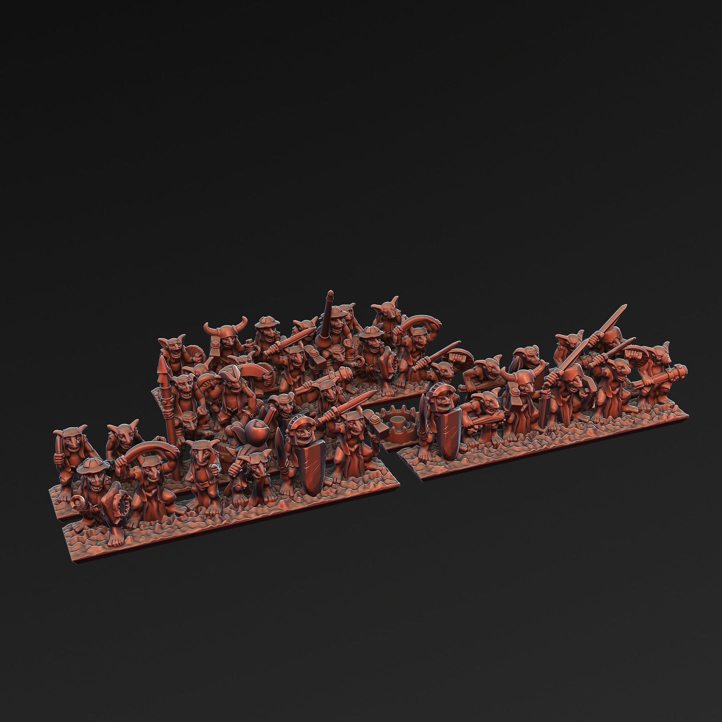 Ogre Tribes Gnoblars | Greenskin Miniatures 10Mm Fantasy Wargaming Role Playing