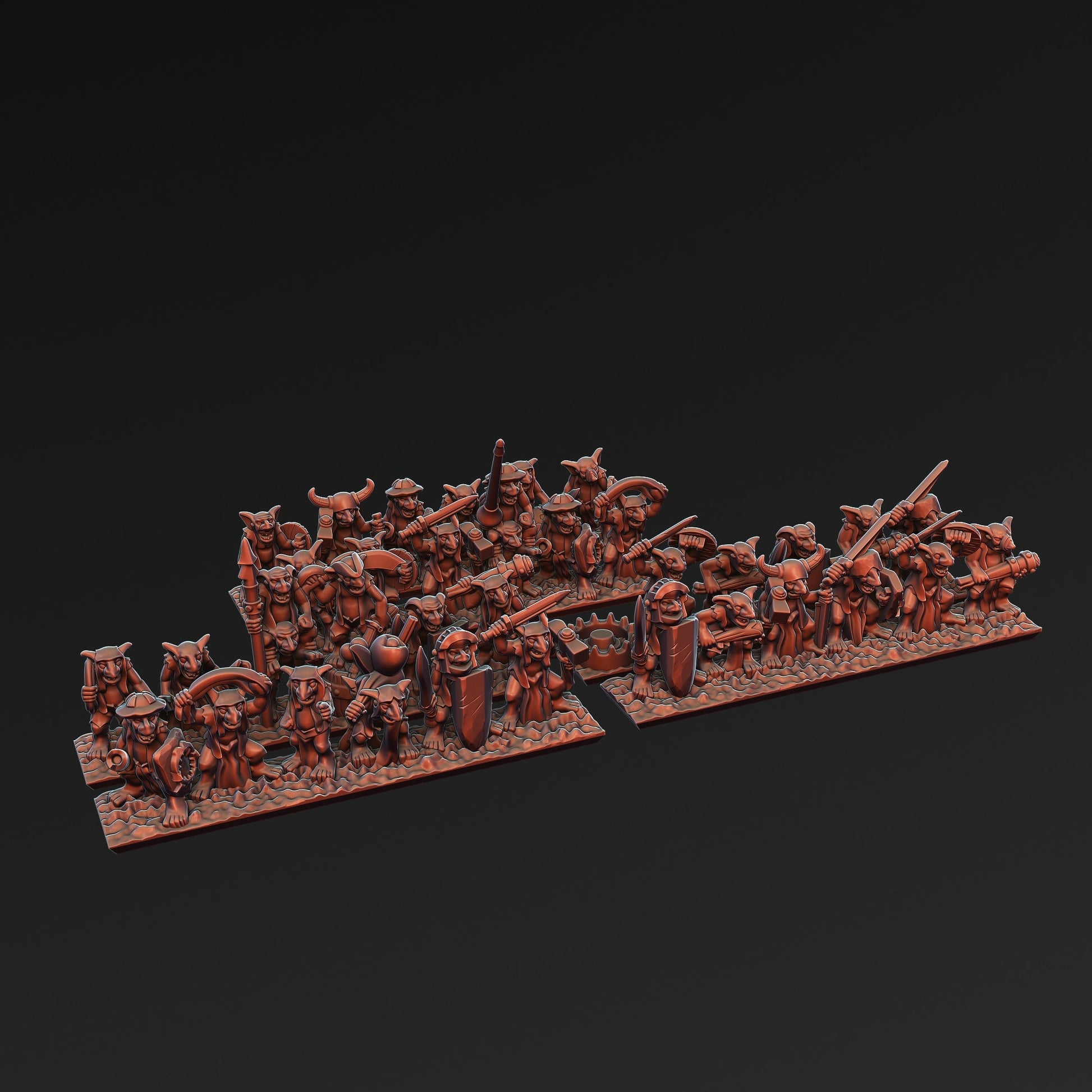 Ogre Tribes Gnoblars | Greenskin Miniatures 10Mm Fantasy Wargaming Role Playing