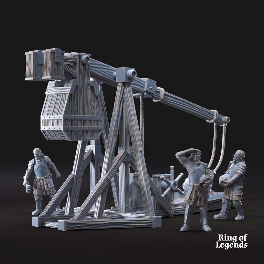 Grey Castle Trebuchet | Davale Games 25mm Fantasy Wargaming Miniatures