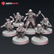 Guerrilla Bear Defectors | Anvilrage Galactic SciFi Miniatures 32mm 1/47 Legion Scale