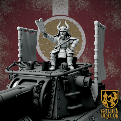 Empire of Japan Colonel Kaeda Harunobu | Golden Dragon Games Weird WW2 Role Playing Miniatures