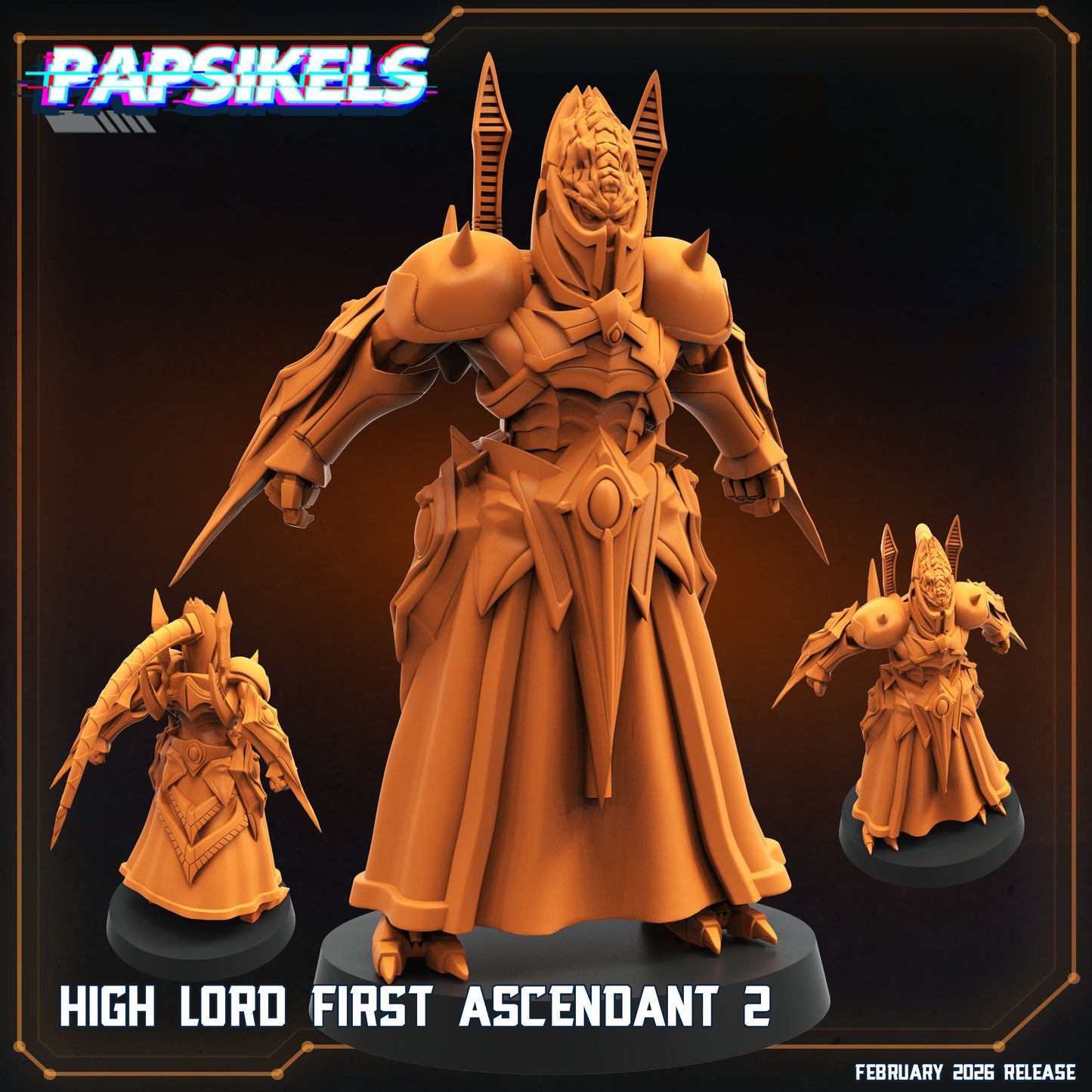 Sapients High Lord | Papsikels 32mm Sci Fi Miniatures