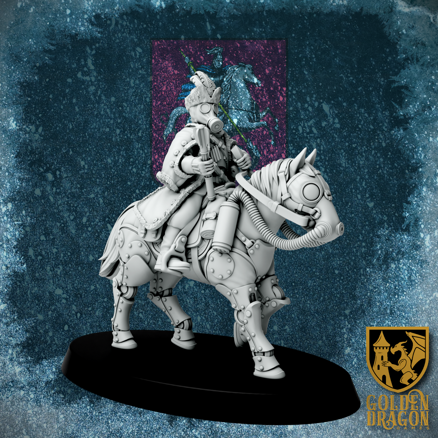 Russian Empire Officers Build Kit | Golden Dragon Games Weird WW2 Role Playing Miniatures