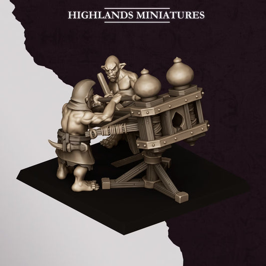 Sons of Marduk Hobgoblin Ballista | Highlands Miniatures 28/32mm Fantasy Wargaming Miniatures