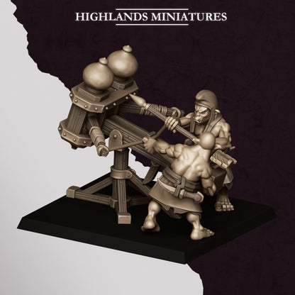 Sons of Marduk Hobgoblin Ballista | Highlands Miniatures 28/32mm Fantasy Wargaming Miniatures