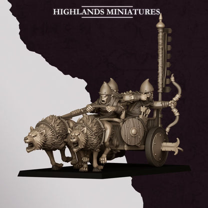 Sons of Marduk Hobgoblin Chariot | Highlands Miniatures 28/32mm Fantasy Wargaming Miniatures