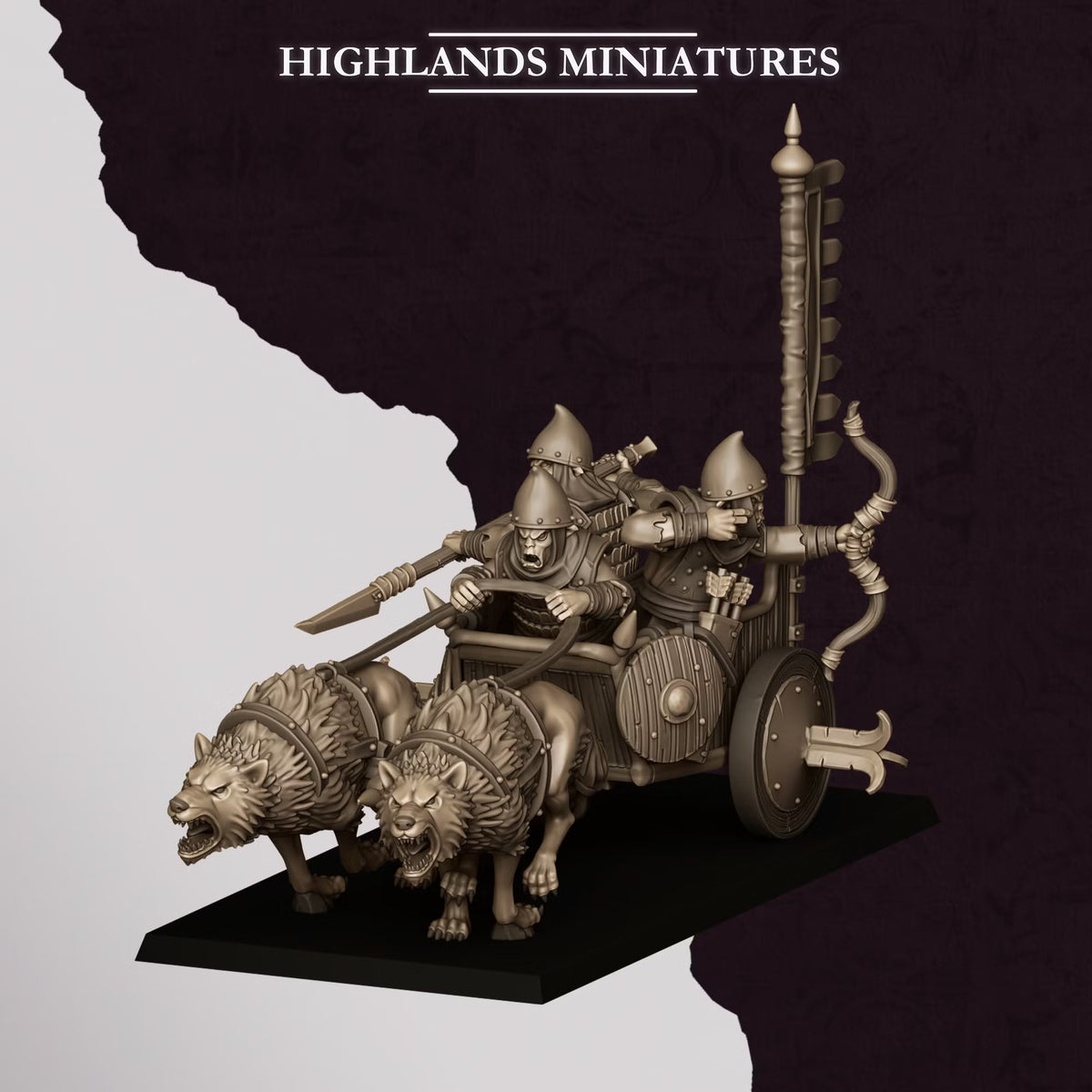Sons of Marduk Hobgoblin Chariot | Highlands Miniatures 28/32mm Fantasy Wargaming Miniatures
