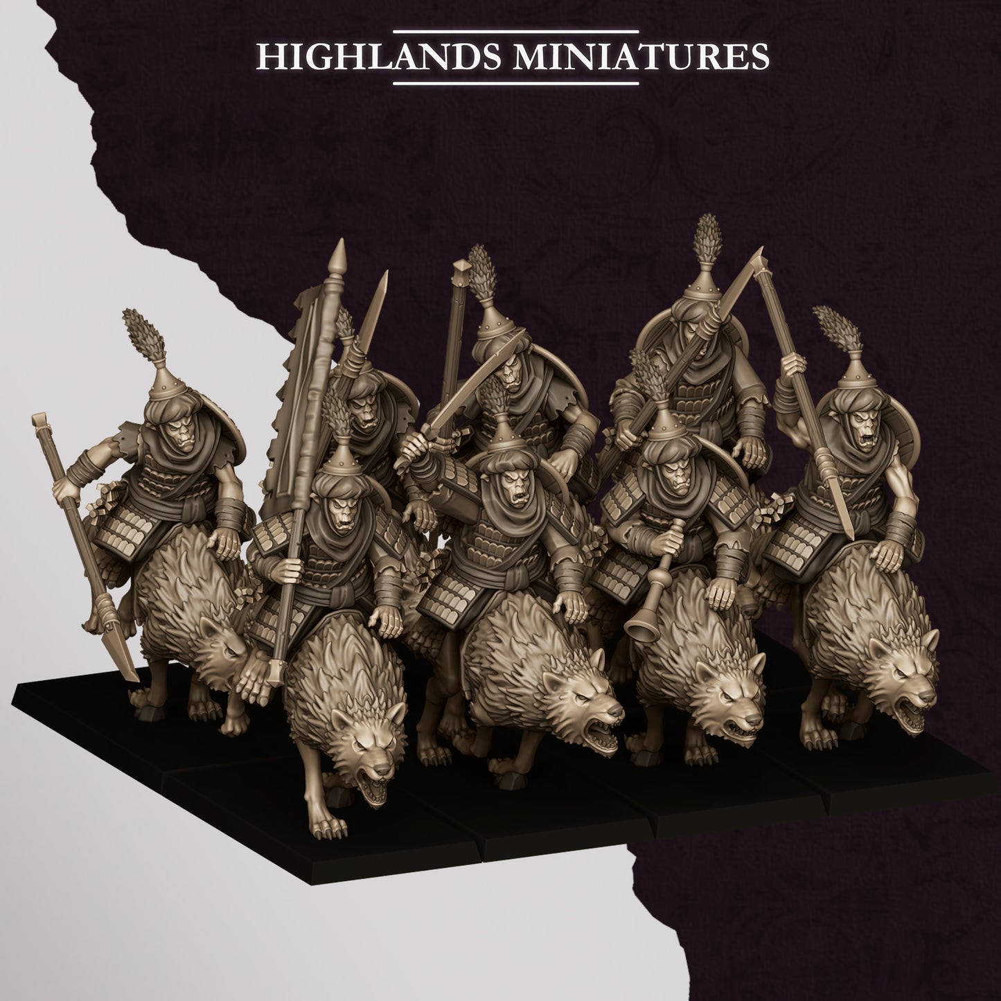 Sons of Marduk Hobgoblin Riders | Highlands Miniatures 28/32mm Fantasy Wargaming Miniatures