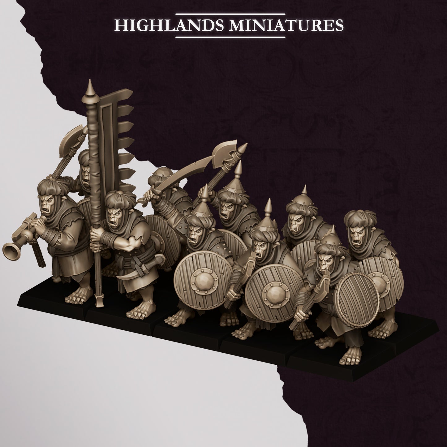 Sons of Marduk Hobgoblin Warriors | Highlands Miniatures 28/32mm Fantasy Wargaming Miniatures