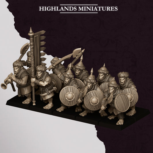 Sons of Marduk Hobgoblin Warriors | Highlands Miniatures 28/32mm Fantasy Wargaming Miniatures