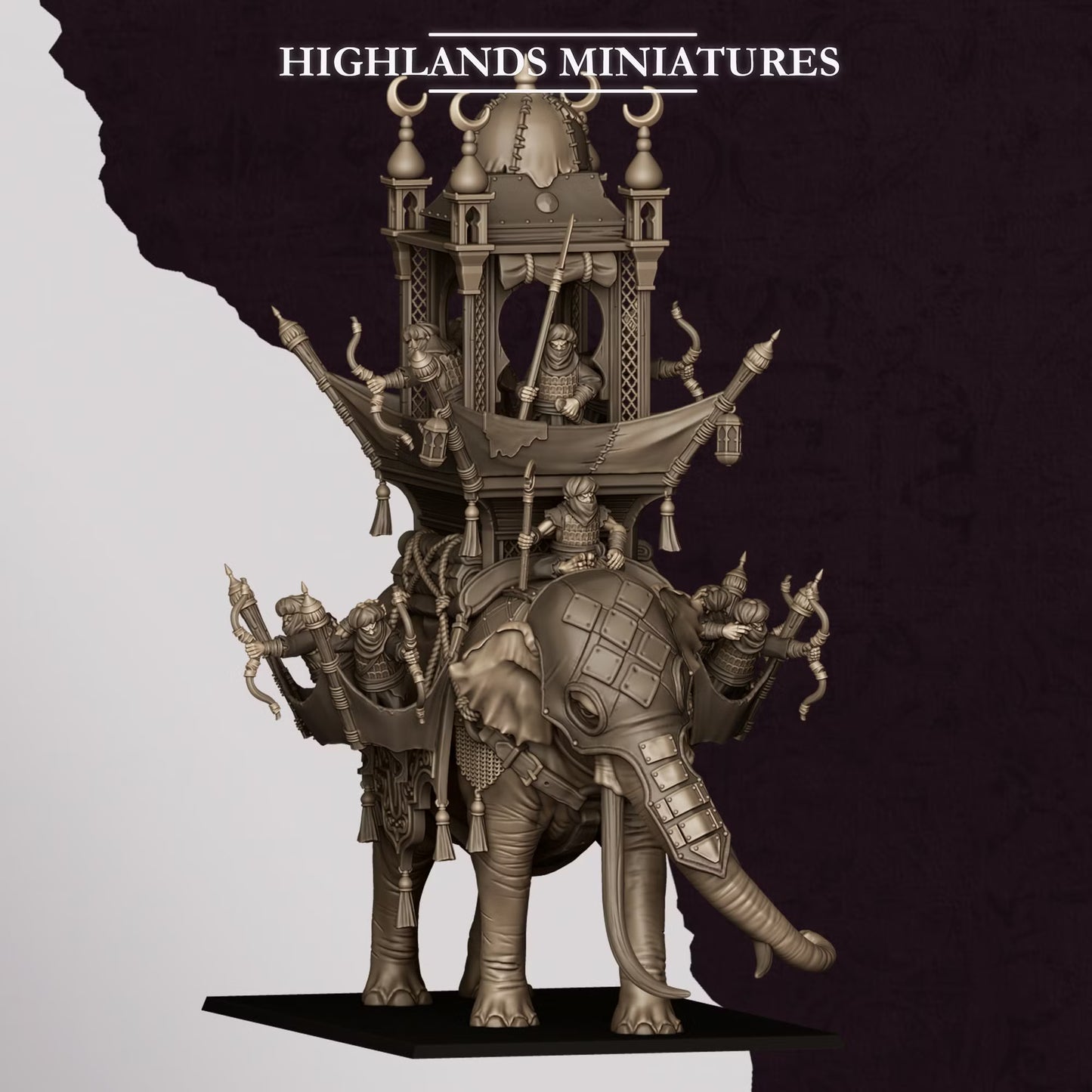 Sons of Marduk Hobgoblin War Elephant | Highlands Miniatures 28/32mm Fantasy Wargaming Miniatures