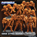 Human Colonies Jetpack Rangers | Papsikels 32mm Sci Fi Miniatures