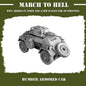 WW2 BRITISH ARMY HUMBER ARMORED CAR | 3DBreed 15mm Wargaming Miniatures