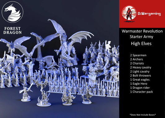 High Elf Army Bundle | Forest Dragon 10mm Fantasy Wargaming Miniatures Role Playing Miniatures