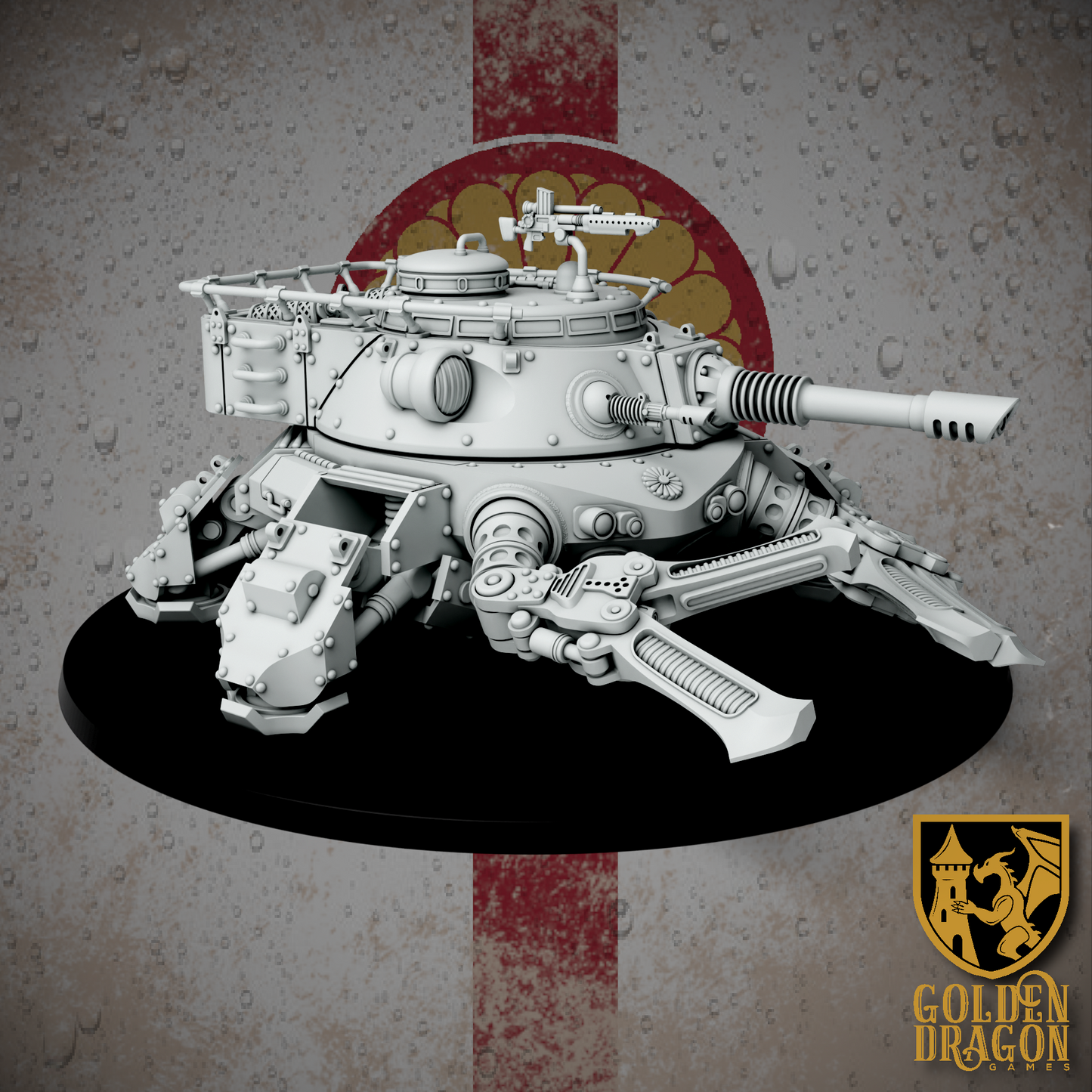 Empire of Japan Type 97 Heike Amphibious Assault Gun | Golden Dragon Games Weird WW2 Role Playing Miniatures