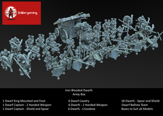 Iron Blooded Dwarfs Army Box