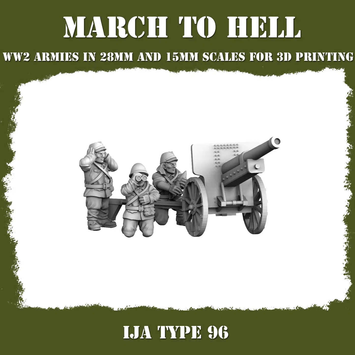 WW2 IMPERIAL JAPANESE ARMY (IJA) TYPE 96 | 3DBreed 15mm Wargaming Miniatures