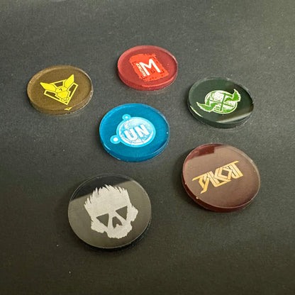 Faction Control Tokens - Blkout