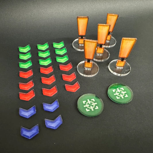 BLKOUT Acrylic Token Set - Blkout