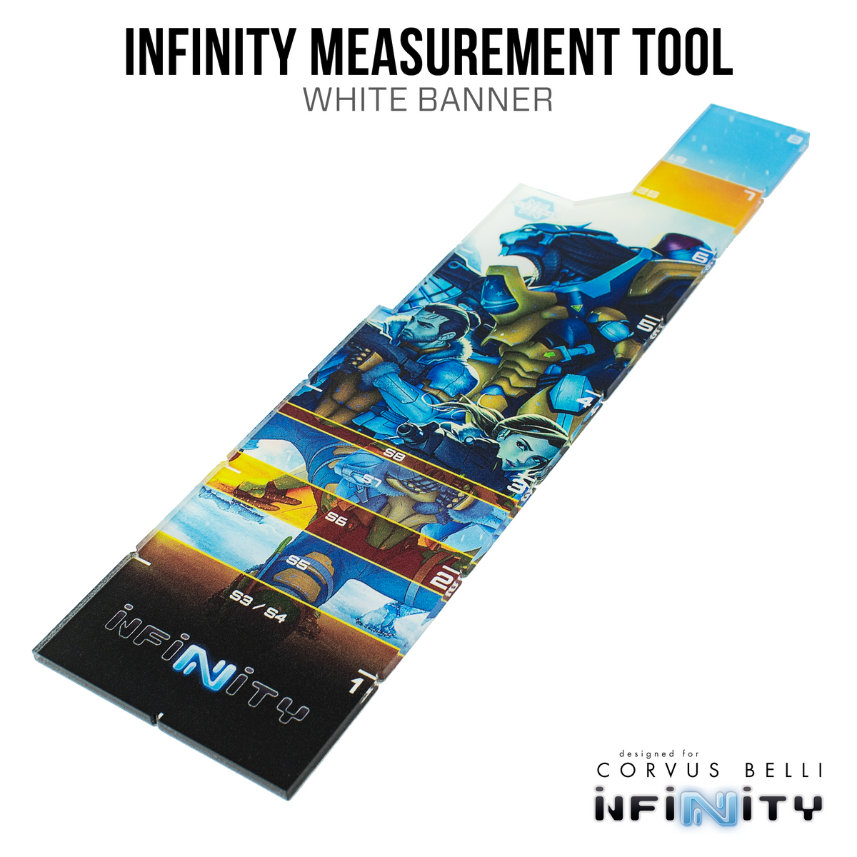 For Infinity White Banner Movement Tool - Color Printed - Warsenal