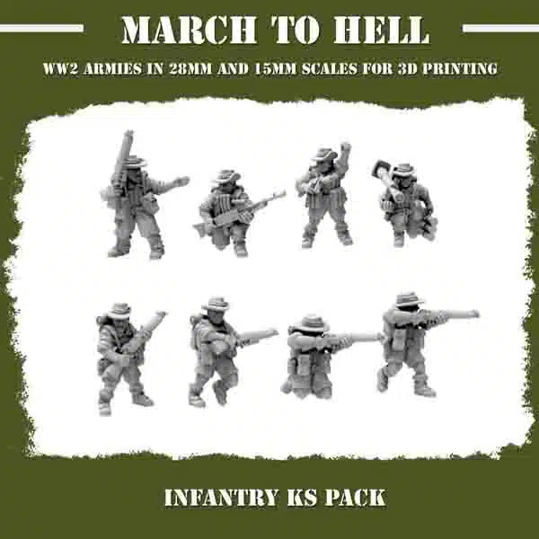 WW2 AUSTRALIAN IMPERIAL FORCE (AIF) ARMY | 3DBreed 15mm Wargaming Miniatures
