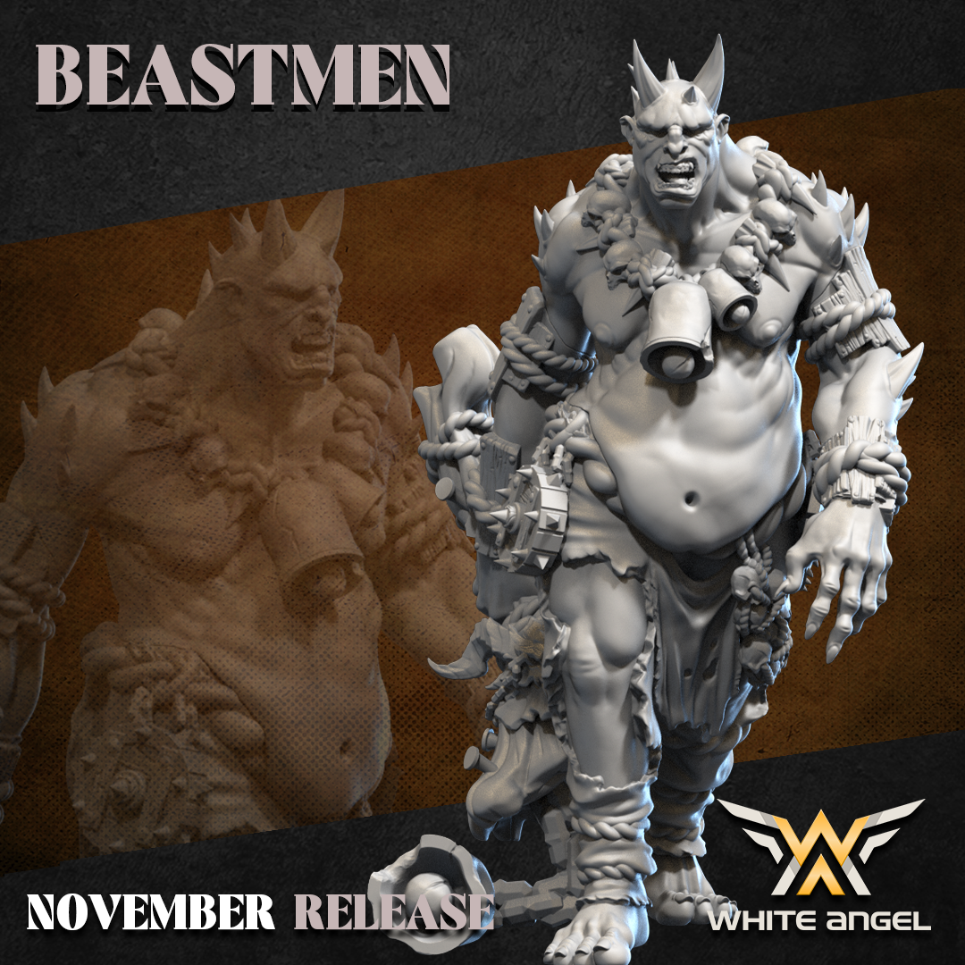Beastmen Infernal Giant | White Angel 28/32mm Fantasy Wargaming Miniatures