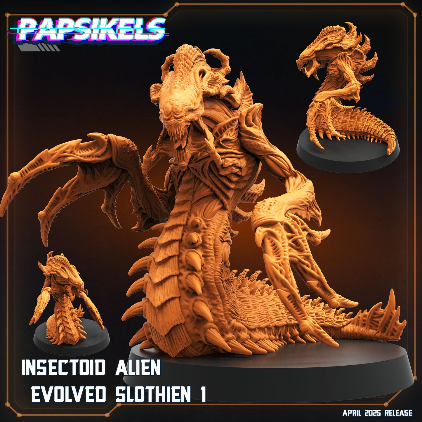 Overmind Evolved Slothien | Papsikels 32mm Sci Fi Miniatures