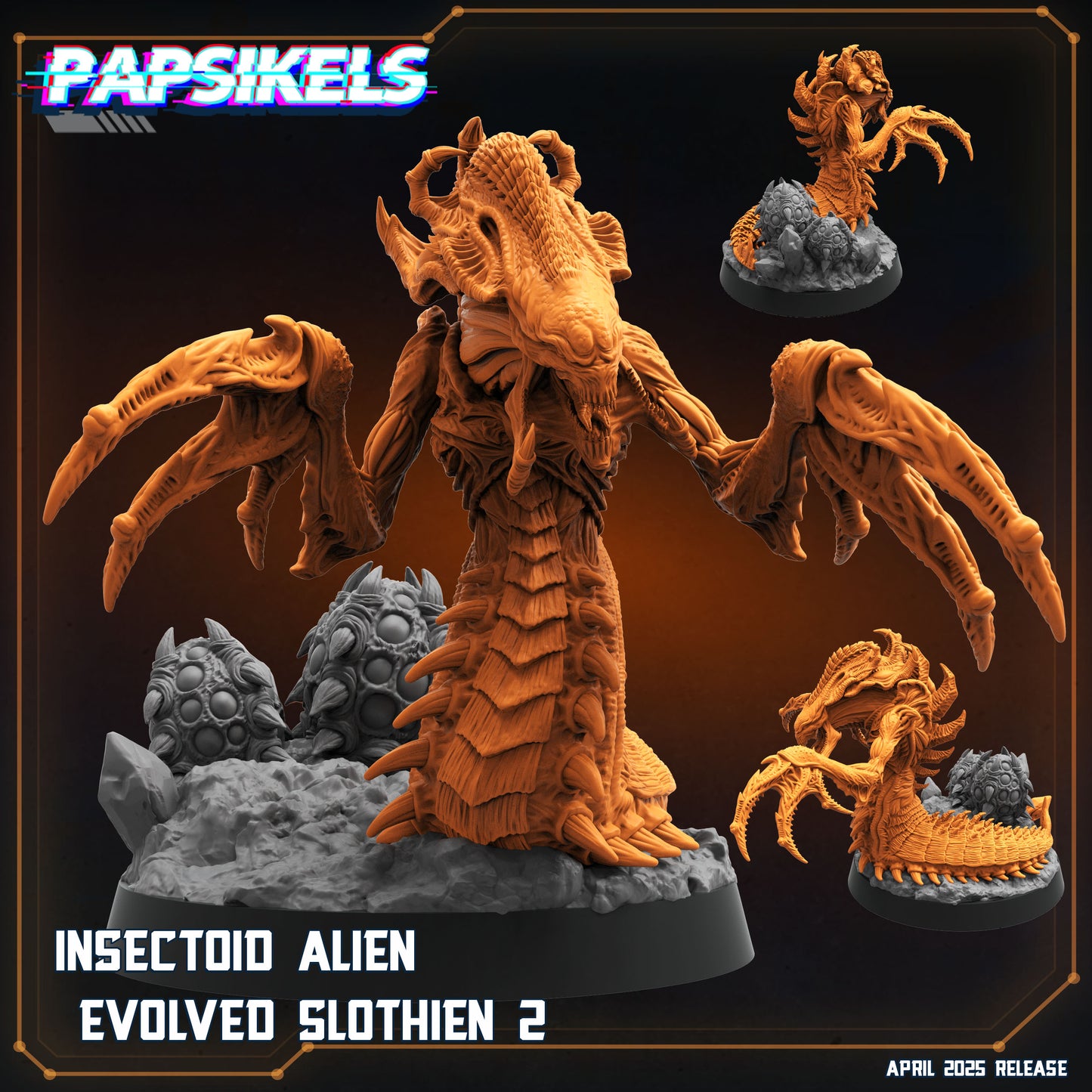 Overmind Evolved Slothien | Papsikels 32mm Sci Fi Miniatures