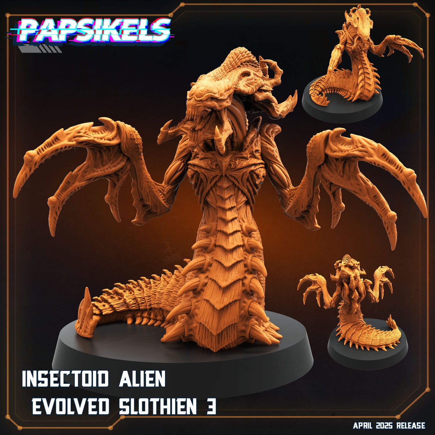 Overmind Evolved Slothien | Papsikels 32mm Sci Fi Miniatures