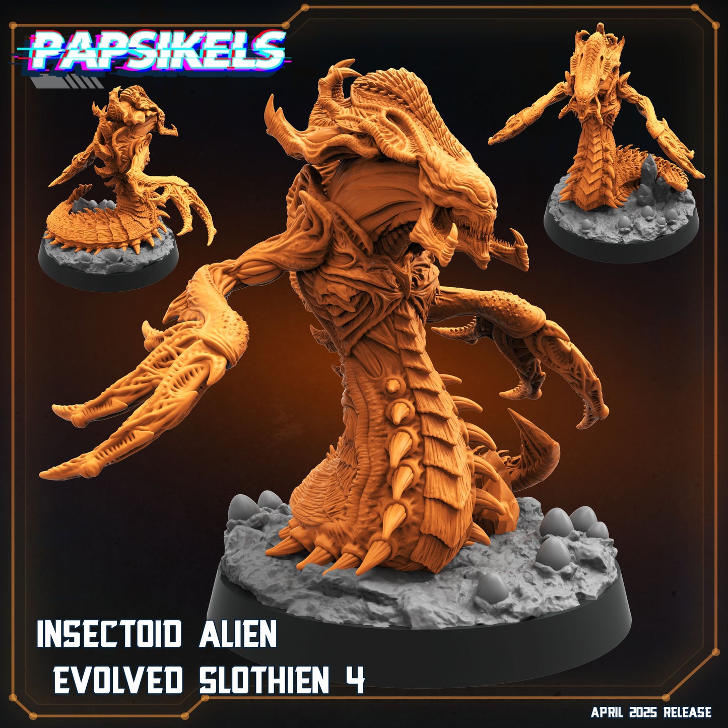 Overmind Evolved Slothien | Papsikels 32mm Sci Fi Miniatures