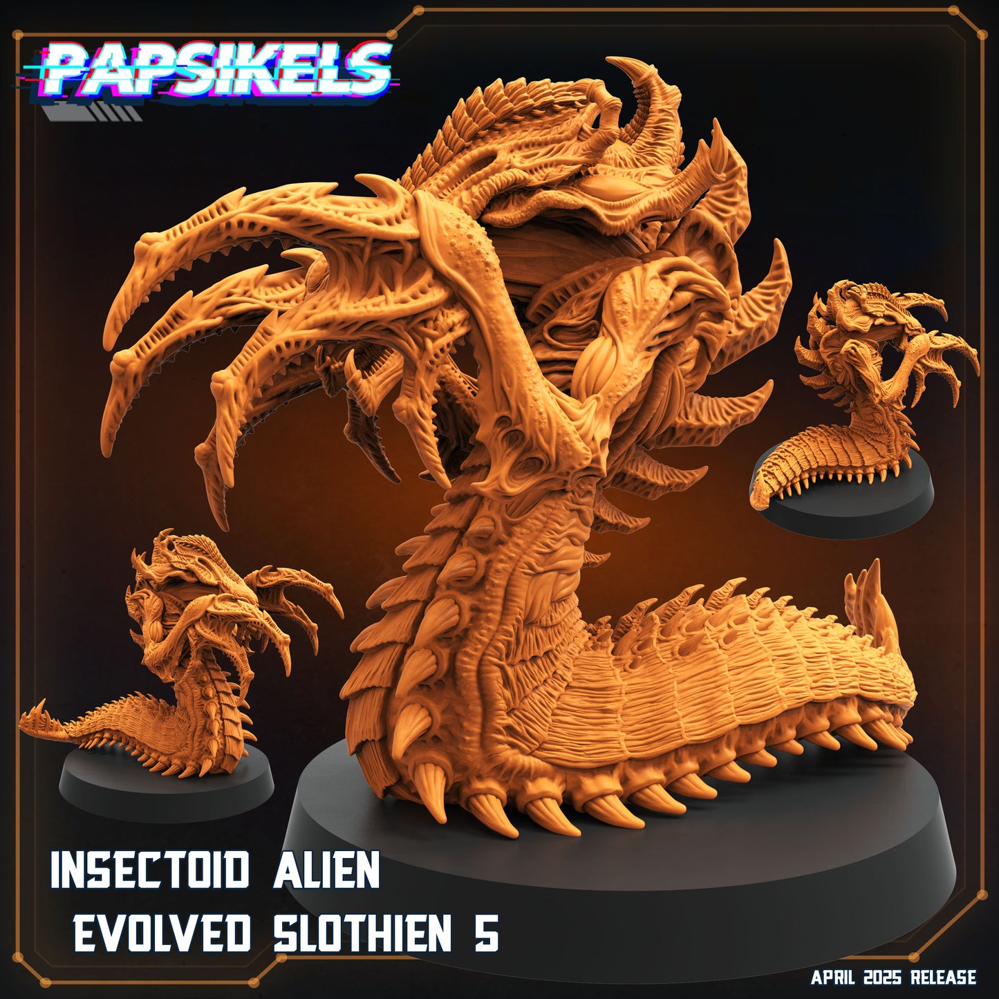 Overmind Evolved Slothien | Papsikels 32mm Sci Fi Miniatures