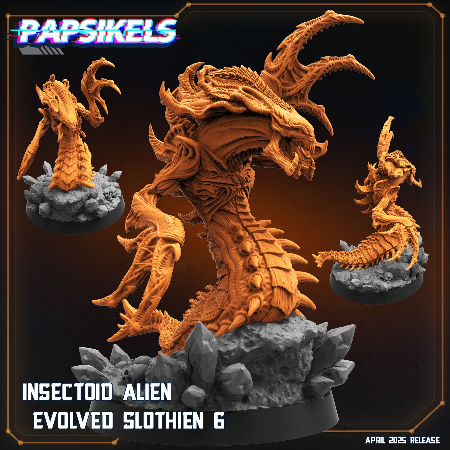 Overmind Evolved Slothien | Papsikels 32mm Sci Fi Miniatures