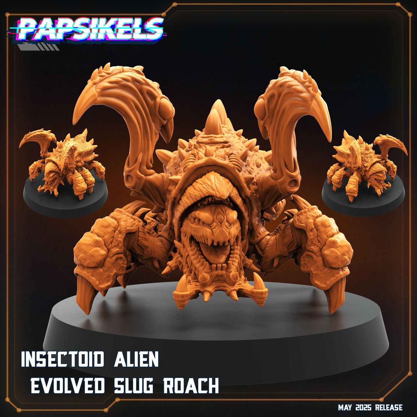 Overmind Slugroach | Papsikels 32mm Sci Fi Miniatures