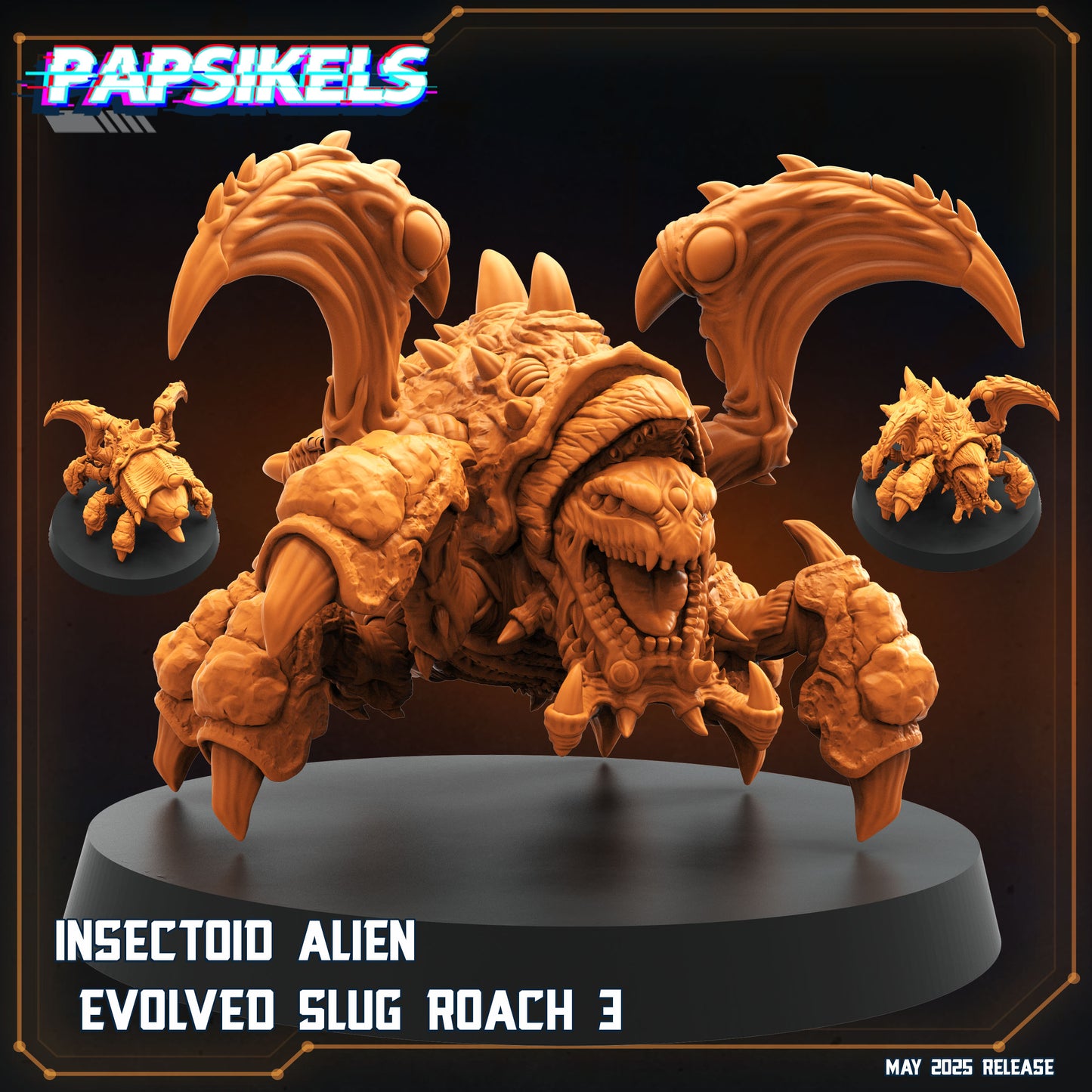 Overmind Slugroach | Papsikels 32mm Sci Fi Miniatures