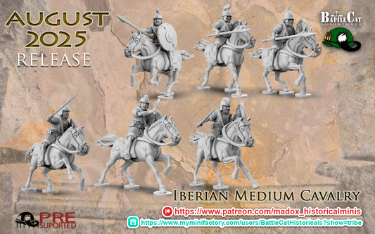 Iberian Medium Cavalry | Battlecat 28mm Historical Wargaming Miniatures Role Playing Miniatures