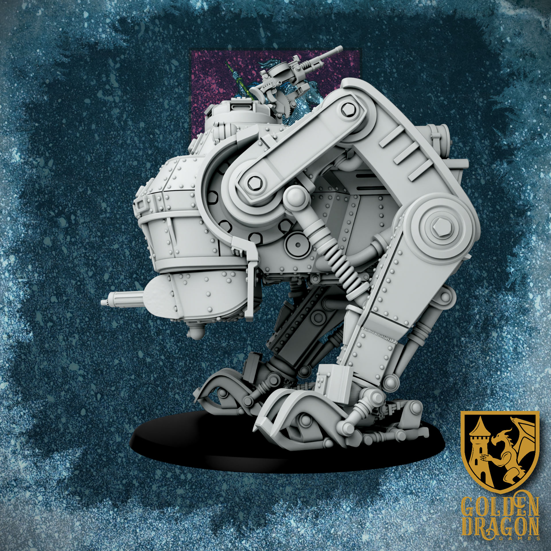Russian Empire BS-41 ’St. Ilya’ Recon Walker | Golden Dragon Games Weird WW2 Role Playing Miniatures