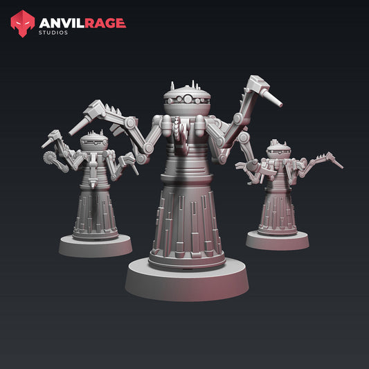 Empire Medical Droid | Anvilrage Galactic SciFi Miniatures 32mm 1/47 Legion Scale Role Playing Miniatures