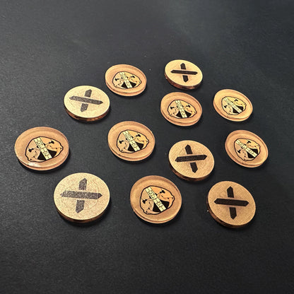 Faction Control Tokens - Blkout