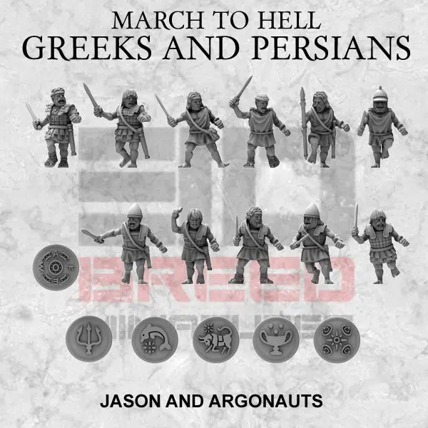 Greek Jason & Argonauts | 3DBreed 15mm Wargaming Miniatures Role Playing Miniatures