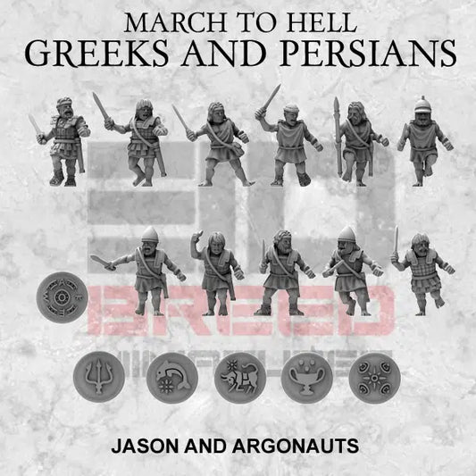 Greek Jason & Argonauts | 3DBreed 15mm Wargaming Miniatures Role Playing Miniatures