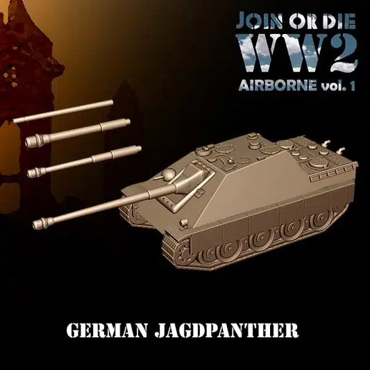GERMAN FALLSCHIRMJÄGER JAGDPANTHER | 3D Breed 28mm WW2 Wargaming Miniatures