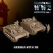 AIRBORNE VOL 1 GERMAN FALLSCHIRMJÄGER STUG III | 3D Breed 28mm WW2 Wargaming Miniatures