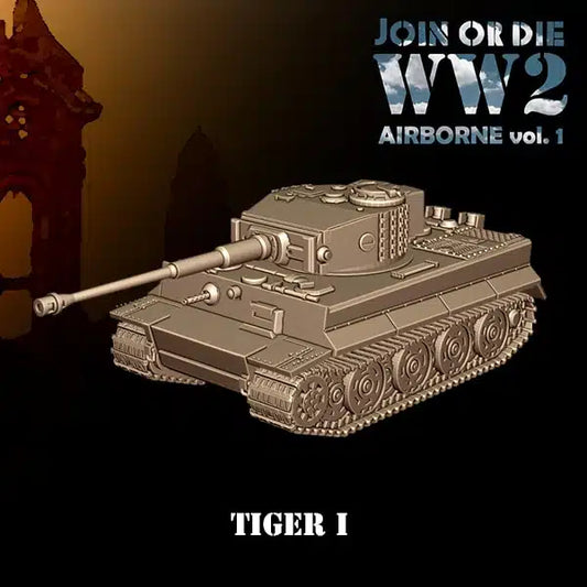 GERMAN FALLSCHIRMJÄGER TIGER I | 3D Breed 28mm WW2 Wargaming Miniatures