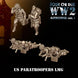 AIRBORNE VOL 1 US AIRBORNE LMG Teams | 3D Breed 28mm WW2 Wargaming Miniatures