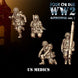 AIRBORNE VOL 1 US AIRBORNE Medics | 3D Breed 28mm WW2 Wargaming Miniatures