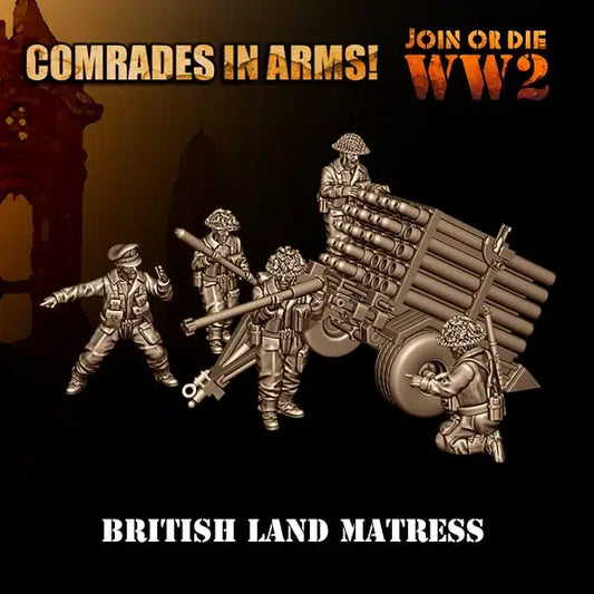 British Army Land Mattress | 3D Breed 28mm WW2 Wargaming Miniatures Role Playing Miniatures