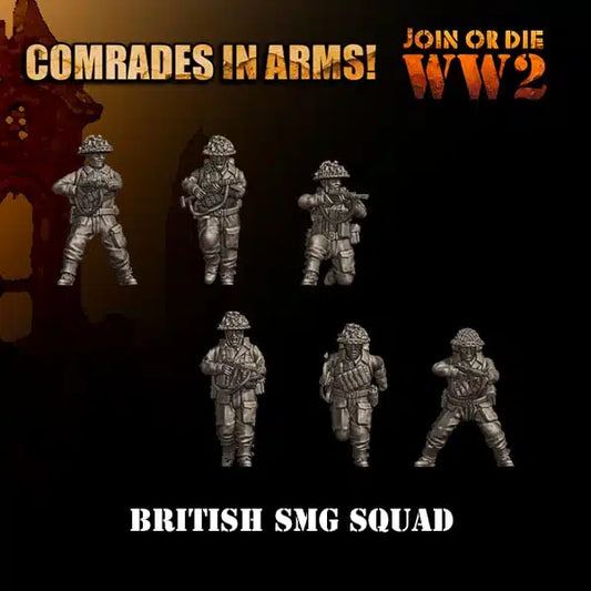 British Army SMG | 3D Breed 28mm WW2 Wargaming Miniatures Role Playing Miniatures