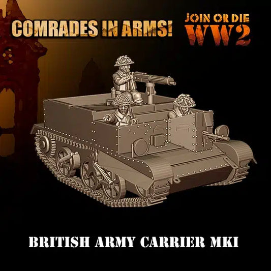 British Army Carrier Mk1 | 3D Breed 28mm WW2 Wargaming Miniatures Role Playing Miniatures