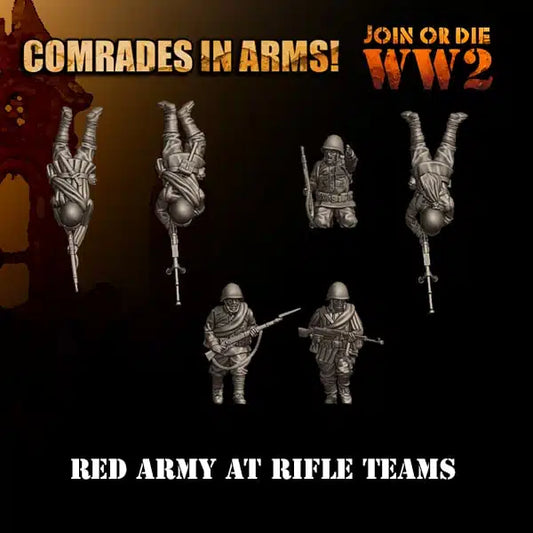 Soviet Army AT Rifle Teams | 3D Breed 28mm WW2 Wargaming Miniatures Role Playing Miniatures