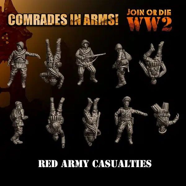 Soviet Army Casualties | 3D Breed 28mm WW2 Wargaming Miniatures Role Playing Miniatures